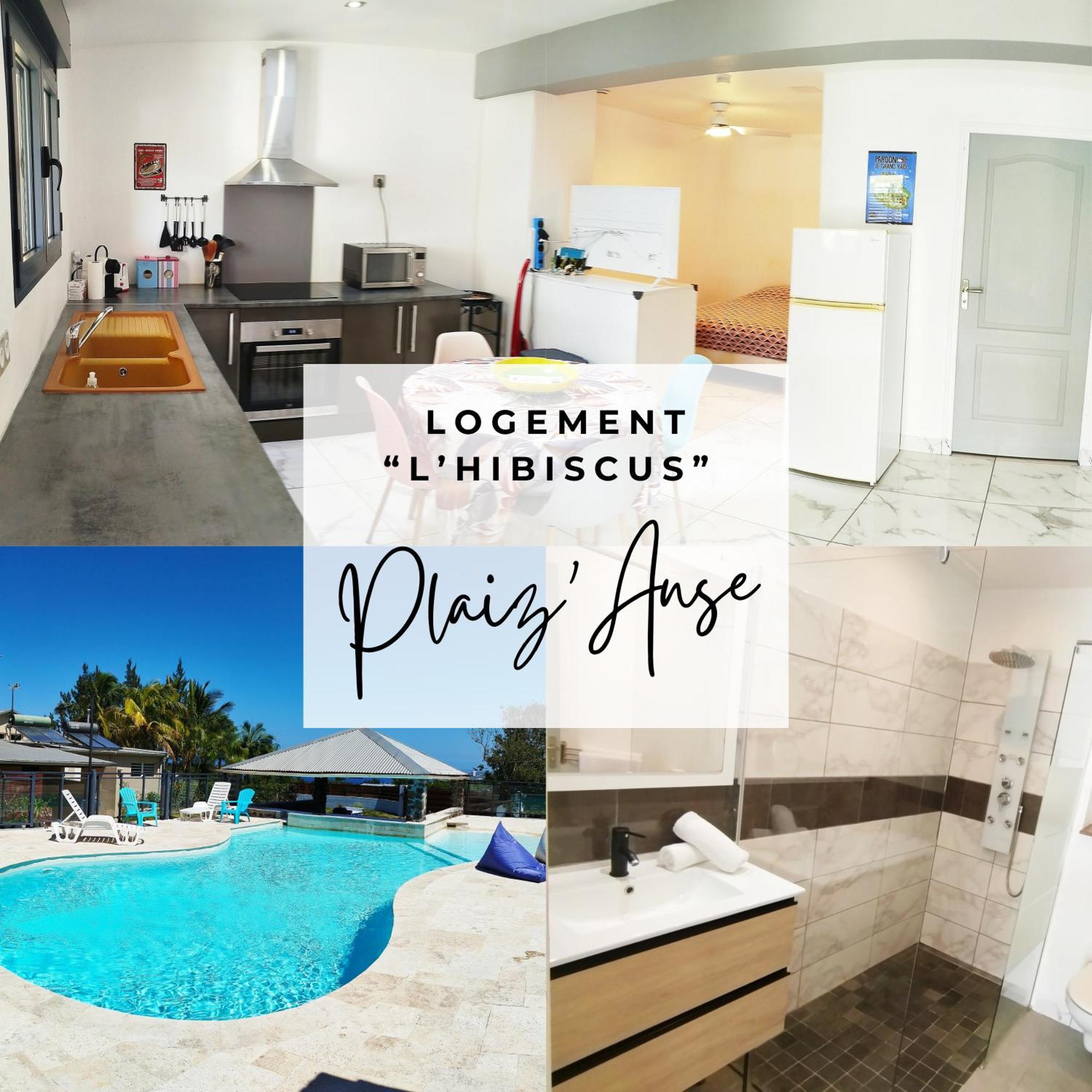 L'Hibiscus De Plaiz'Anse Apartment Petite-Ile Exterior photo